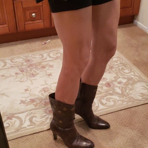 Matisse studded western leather Boots size 8 - Picture 4 of 5